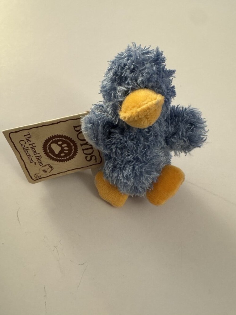 Boyds Bears Mini Plush Chirp Small Blue Bird Head Bean H.B.'s Heirloom LX14